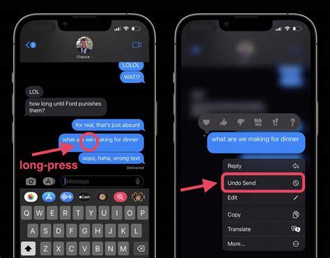 How to unsend messages on iphone - Ability to edit and undo sent messages on iPhone was introduced with iOS 16. To edit or undo messages on an iPhone, everyone must use iMessage with iOS 16, iPadOS 16.1, macOS Ventura, or later.